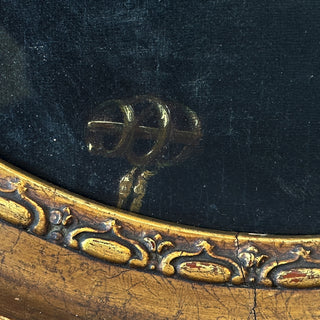19th-Century Portrait of a Lady in Gilt Frame