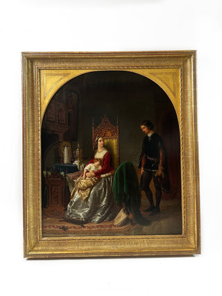 Johann Geyer antique oil painting