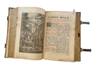 Missale Romanum, 1717 – Extraordinary Early 18th Century Liturgical Volume with Sterling Silver Mounts