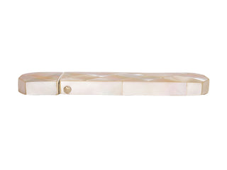 Antique Mother-of-Pearl Spectacle Case – Harlequin Pattern, Mid-19th Century