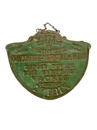 French Agricultural Award Plaques – Paris Concours Général Agricole, 1931 & 1936 sold separately