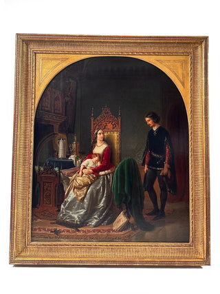 Johann Geyer antique oil painting