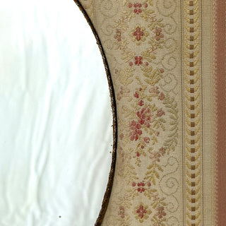 Antique Belgian Ribbonwork Wall Mirror