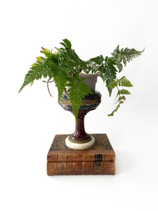 French 19c marble trophy