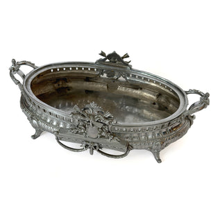 19th Century French Silvered Bronze Jardinière