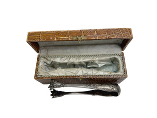Antique Silver-Plated Sugar Tongs