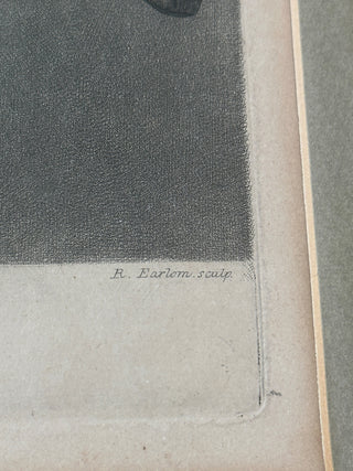 Antique 1777 Mezzotint Engraving — “A Horse’s Head” by Richard Earlom, after Van Dyck