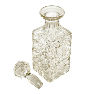 Victorian Cut Crystal & Silverplate Cruet Set – 5 Bottles in Caddy