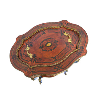 French Napoleon III Marquetry Jardinière Table, c. 1875–1890