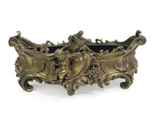 Antique Solid Bronze Jardinière – 19th Century