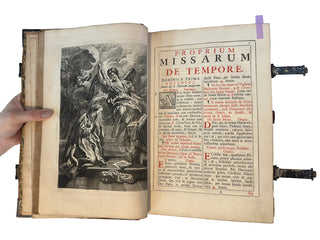 Missale Romanum, 1717 – Extraordinary Early 18th Century Liturgical Volume with Sterling Silver Mounts