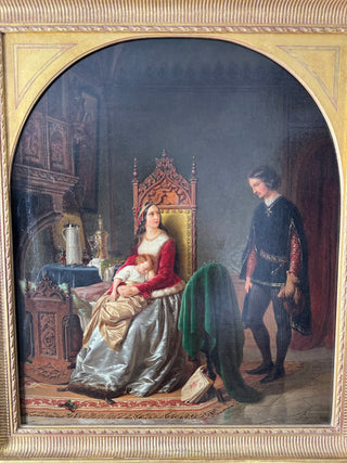 Johann Geyer antique oil painting