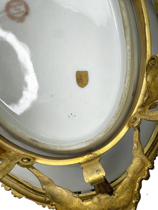 Antique Sèvres Porcelain & Gilt Bronze Centerpiece Tray