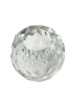 Small Cut Crystal Votive / Matchstick Candle Holder