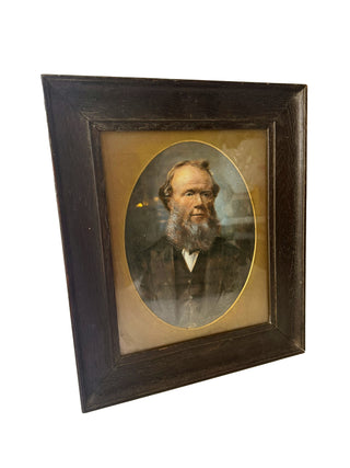 Antique pastel portrait of a man