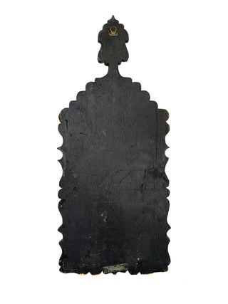 Rare Antique Persian Mirror Cabinet – Hand-Painted Qajar-Era Style