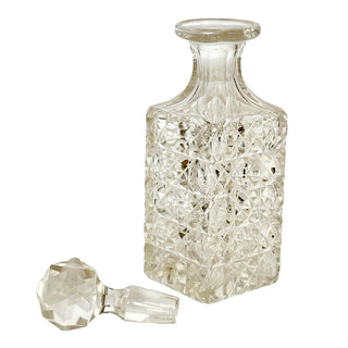 Victorian Cut Crystal & Silverplate Cruet Set – 5 Bottles in Caddy