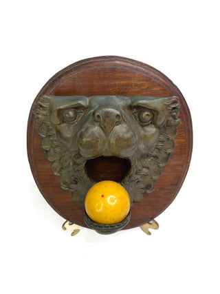 19th Century French Gilt Bronze Billiard Table Ball Return