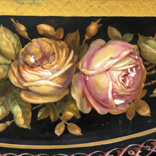 Carl Knoll Hand-Painted Porcelain Portrait Plaque, Carlsbad, Late 19th Century