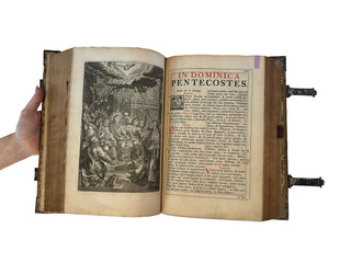 Missale Romanum, 1717 – Extraordinary Early 18th Century Liturgical Volume with Sterling Silver Mounts
