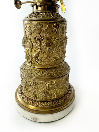 Antique oil lamp