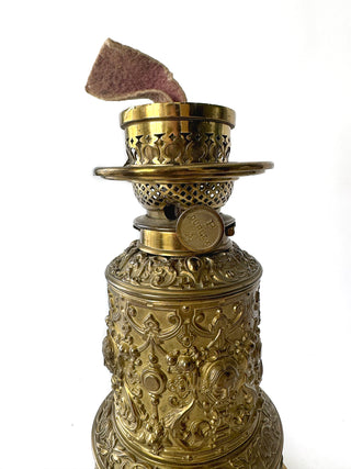 Antique oil lamp