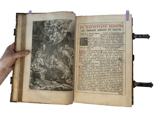 Missale Romanum, 1717 – Extraordinary Early 18th Century Liturgical Volume with Sterling Silver Mounts
