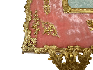 Incredible antique frame with miniature portrait