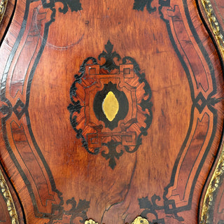 French Napoleon III Marquetry Jardinière Table, c. 1875–1890