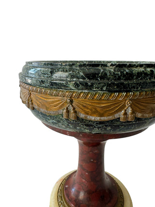 French 19c marble trophy