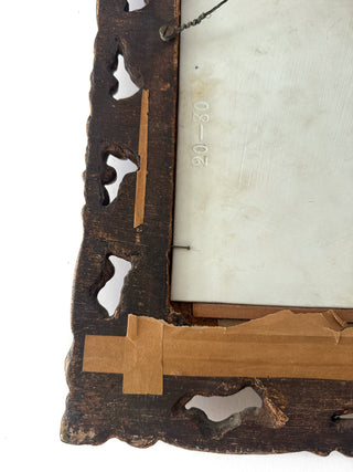 Antique Porcelian painting after “Admiration”