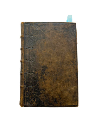1733 German old & New Testament Bible Gauffered