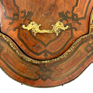 French Napoleon III Marquetry Jardinière Table, c. 1875–1890