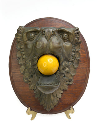 19th Century French Gilt Bronze Billiard Table Ball Return