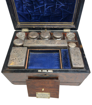 Victorian Presentation Dressing Case – Dated 1865 – Captain Charles Butler