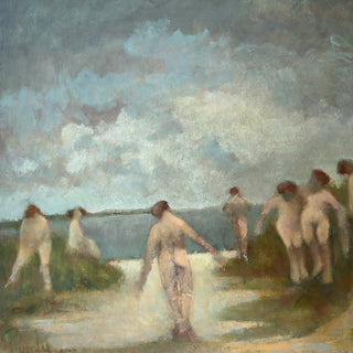 Donald Roy Purdy (American, b. 1924) – Oil Painting of Bathers
