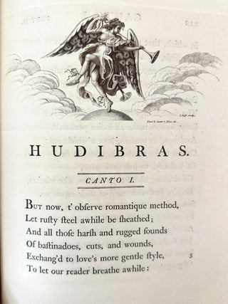 Hudibras by Samuel Butler – Rare 1793 Three-Volume Set