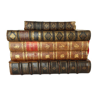 Rare Oversized Antique Book-Form Tantalus with Baccarat Decanter & Lalique Glasses