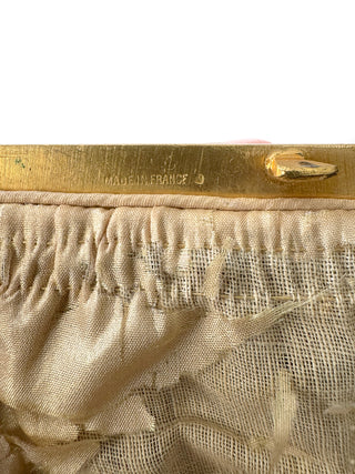 Antique French micro beaded bag