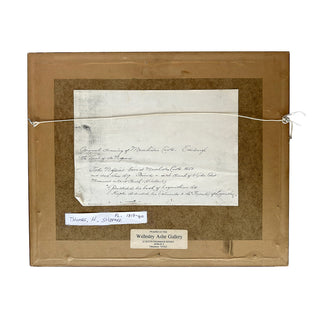 Original 19th-century drawing of Merchiston Castle