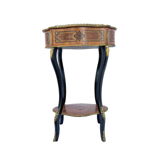 French Napoleon III Marquetry Jardinière Table, c. 1875–1890