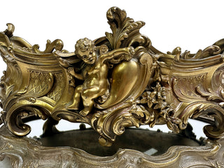Antique Solid Bronze Jardinière – 19th Century