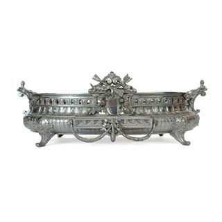 19th Century French Silvered Bronze Jardinière