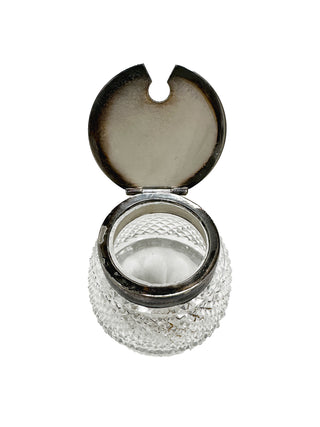 Antique Silver Plate and Cut Crystal Cruet Set – Ellington & Co., England