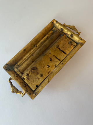 Antique French gilt bronze inkwell