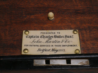 Victorian Presentation Dressing Case – Dated 1865 – Captain Charles Butler