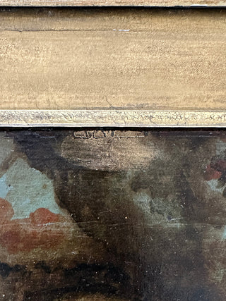 18th century large bucolic painting