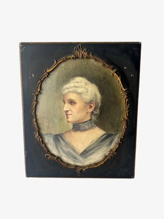Victorian lady watercolor 1894