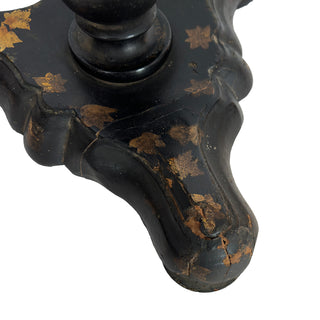 Victorian Papier-Mâché Tilt-Top Game Table with Mother-of-Pearl Inlay