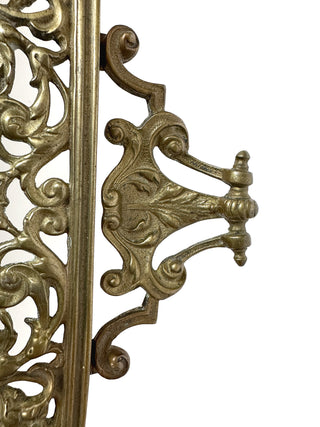 Antique French Bronze Desk Standish – Inkwell Set with Figural Mask Detail, c. 19th Century